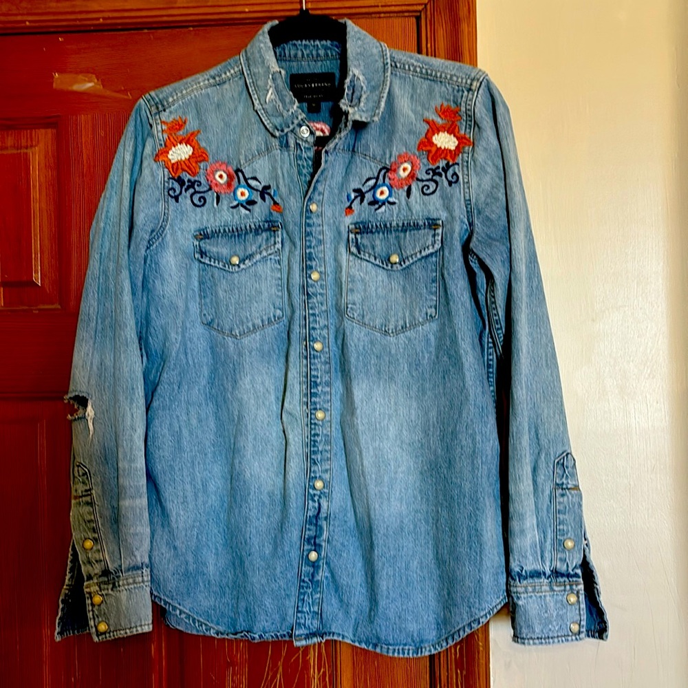 Deconstructed Denim shirt.